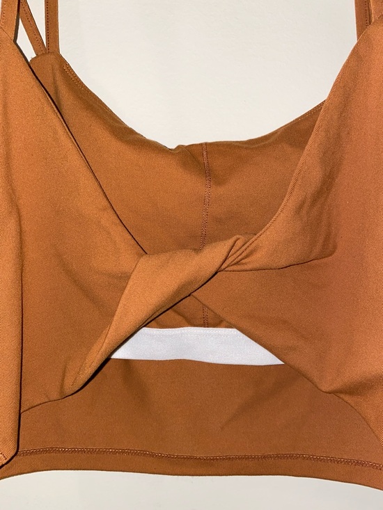 Halara Tan Double Straps Cropped Yoga Tank Top - Picture 4 of 7